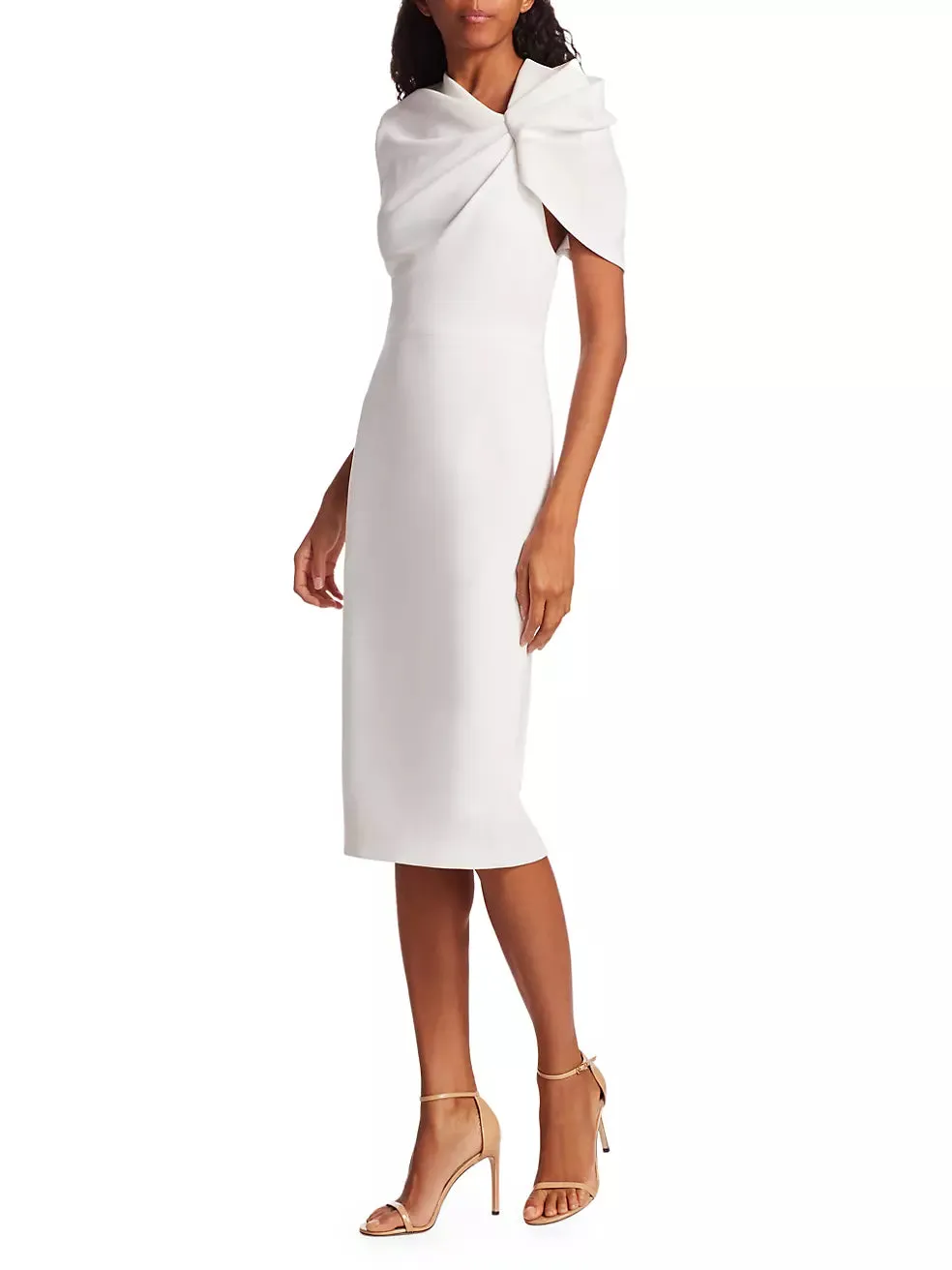 Dress 4821: Alice   Olivia "Kiro Ruffled Shoulder Midi" waist 31