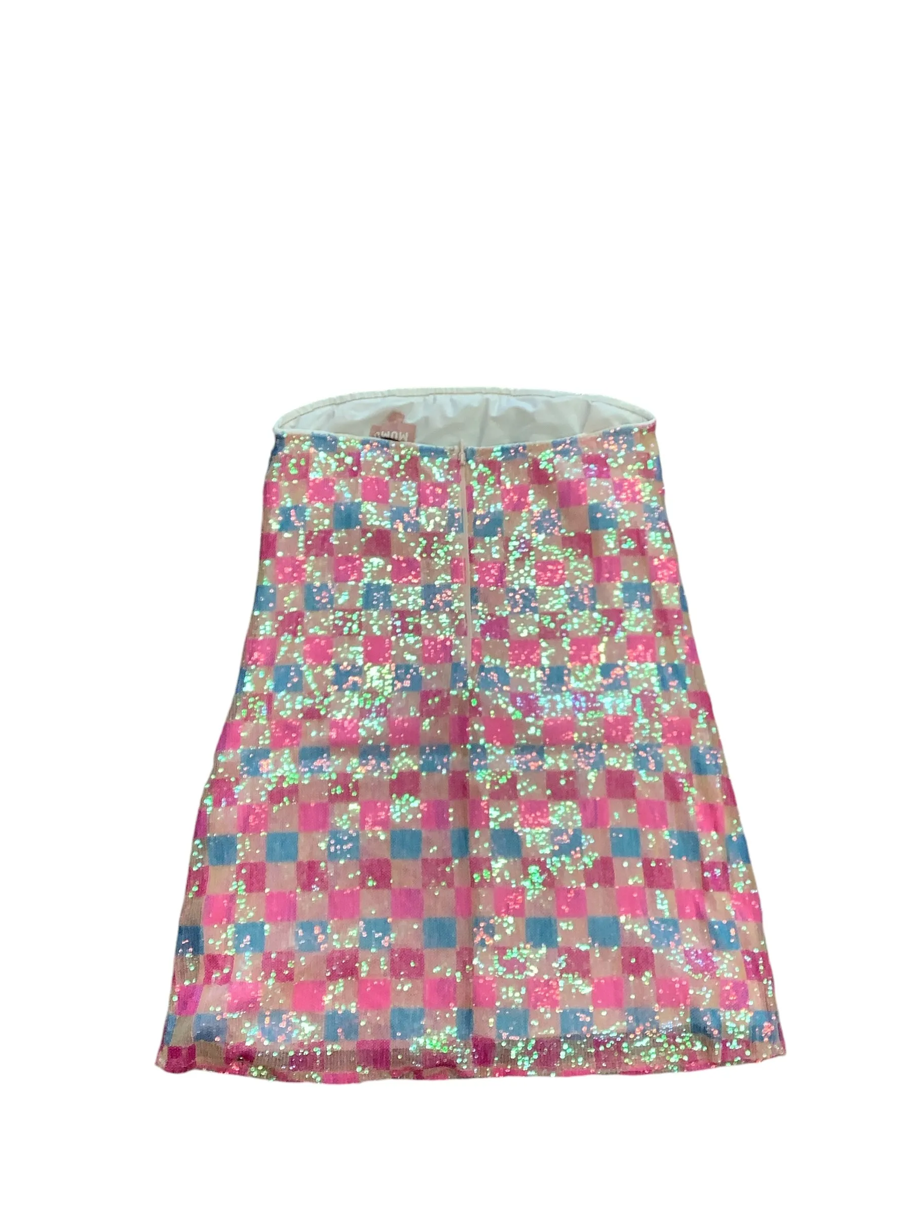 Dress Party Short By Mumu In Blue & Pink, Size: L