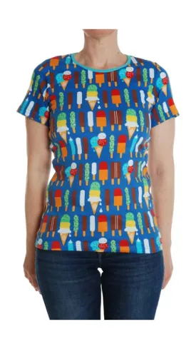 DUNS Short Sleeved T-shirt Adult - Ice Cream Blue