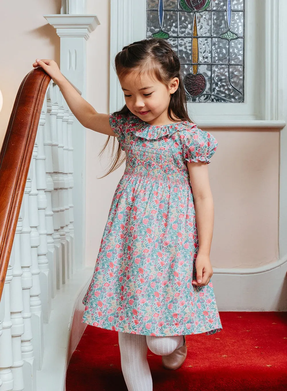 Florence May Willow Smocked Dress