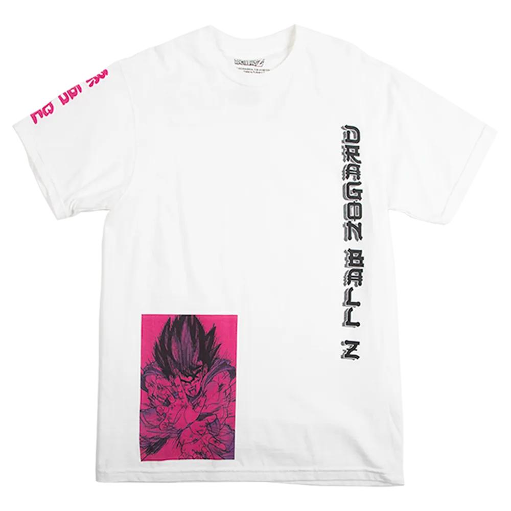 Goku Kamehameha White Tee