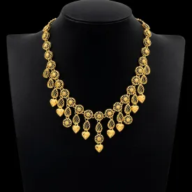 Golden Necklace PGNS31-035, PGHST104-041