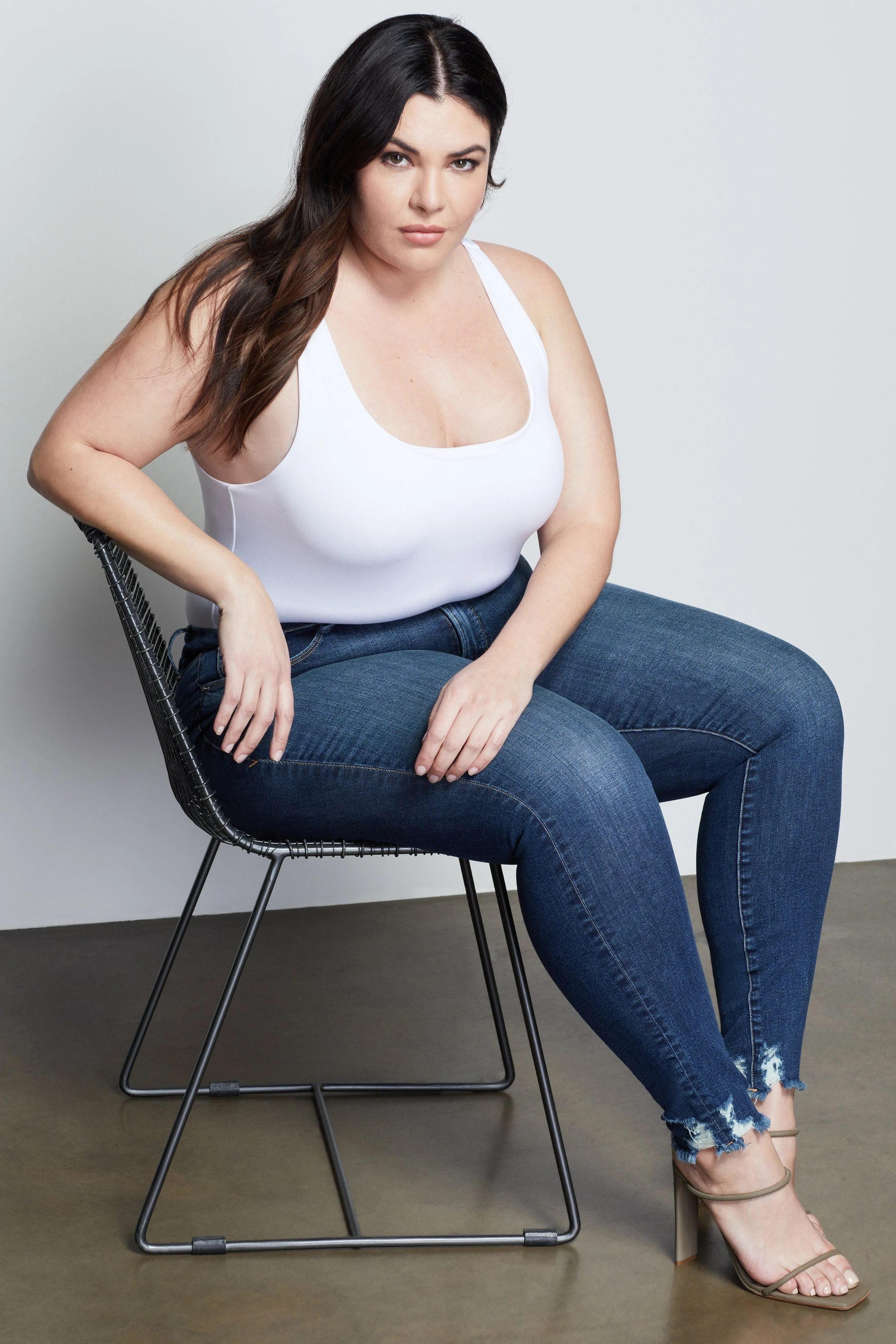 GOOD LEGS CHEWED HEM | BLUE429