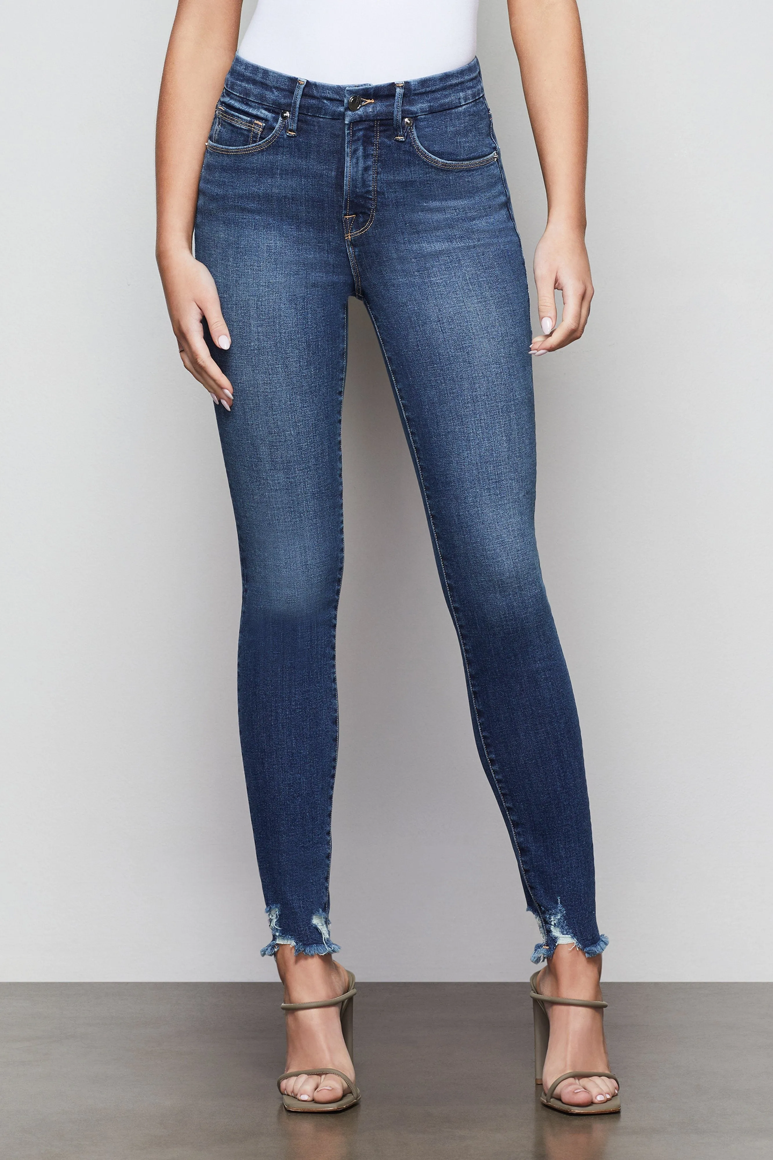 GOOD LEGS CHEWED HEM | BLUE429
