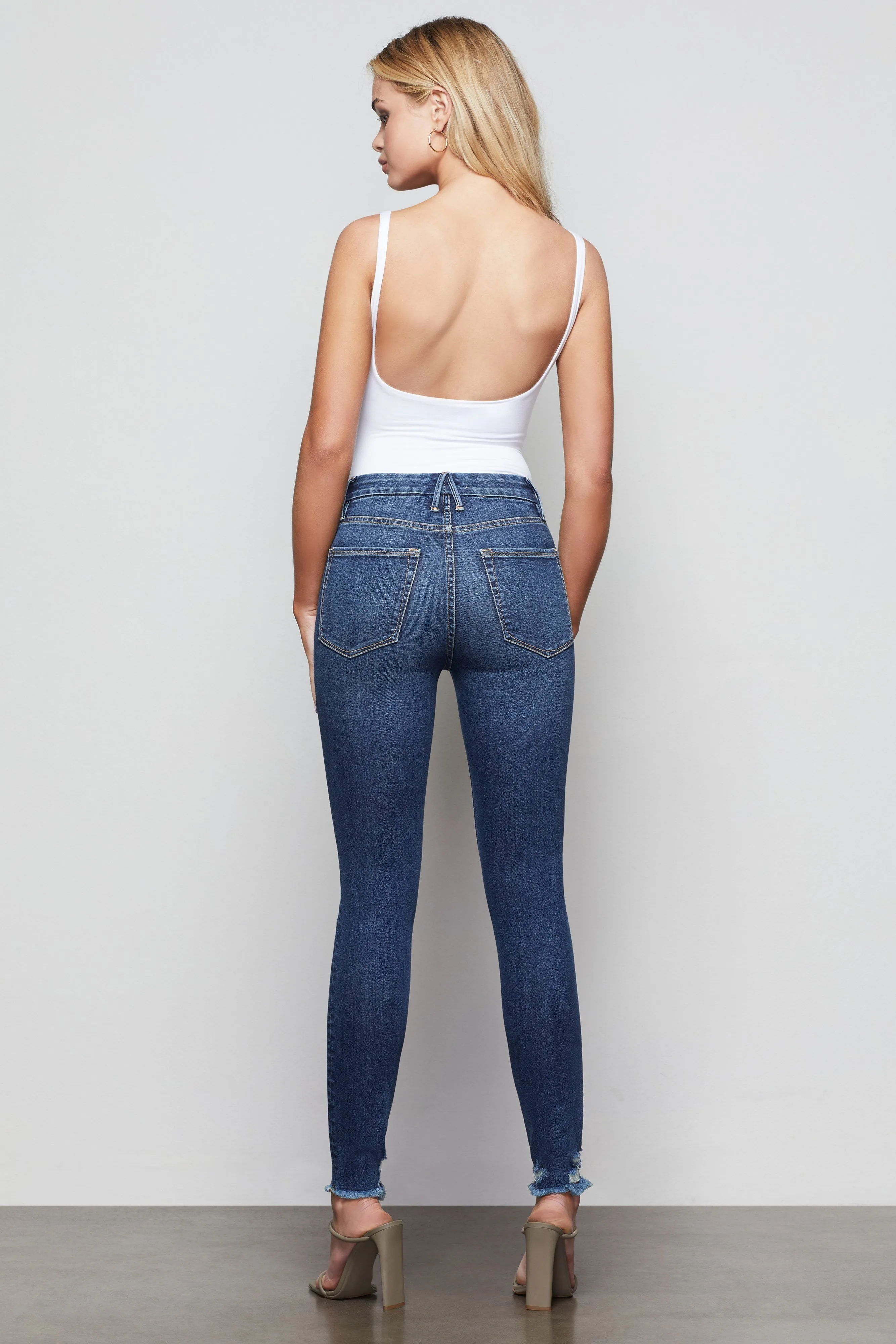 GOOD LEGS CHEWED HEM | BLUE429