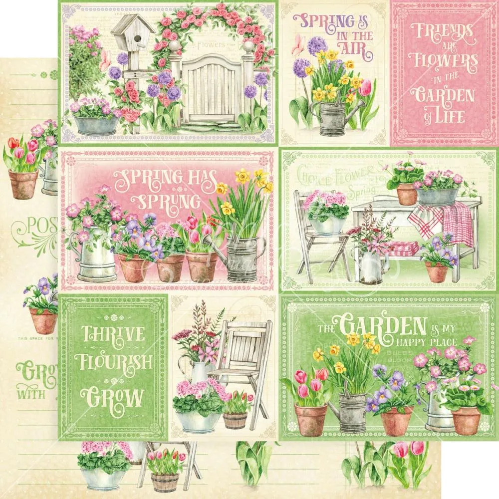 grow with love paper  by Graphic 45