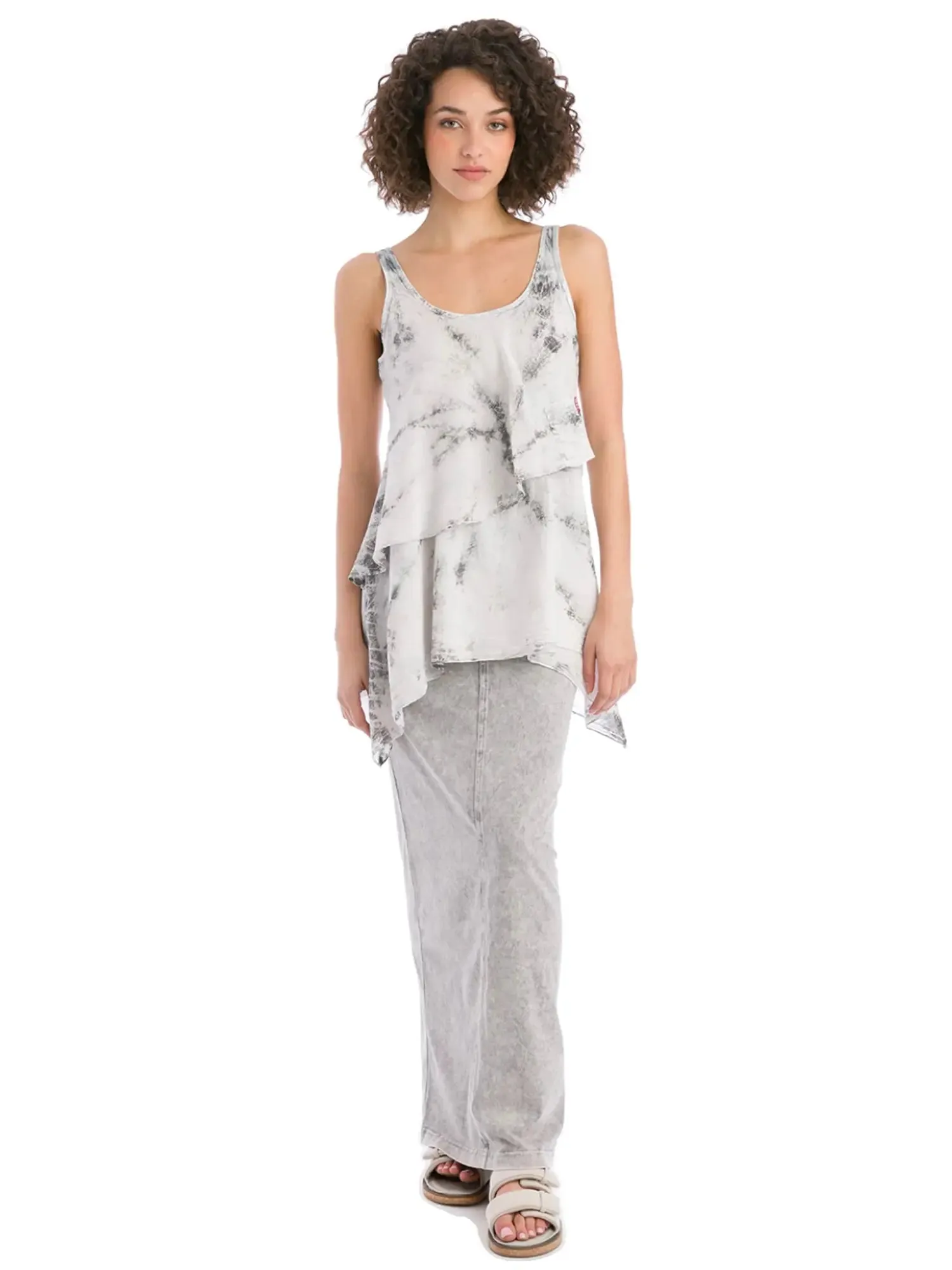 Hard Tail Long Pocket Slit Skirt WJ-111