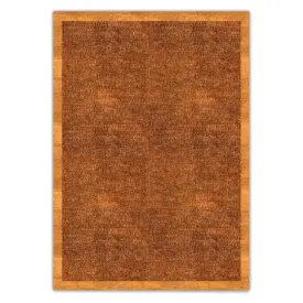 Hazelnut with caramel border kilim