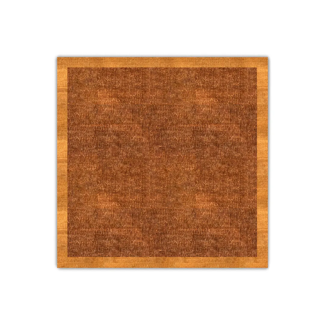 Hazelnut with caramel border kilim