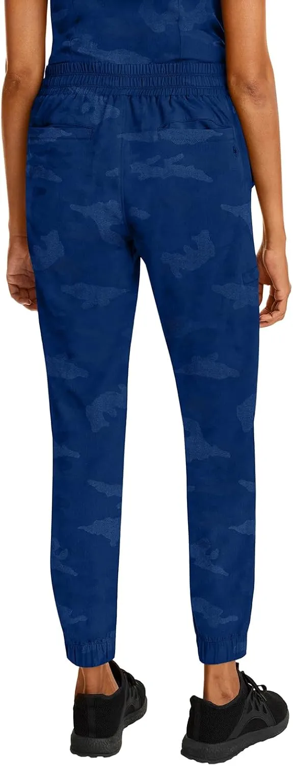 Healing Hands Scrubs for Women Jogger Camo Pant Tate 5 Pockets Moisture Wicking, Easy Care, 360 Stretch, Quick Dry - 9350