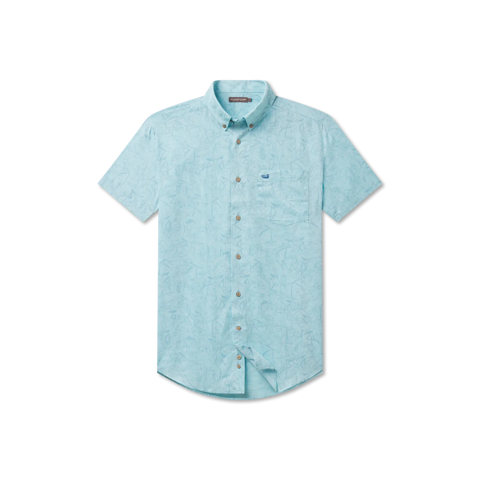Island Linen Shirt - Flamingos
