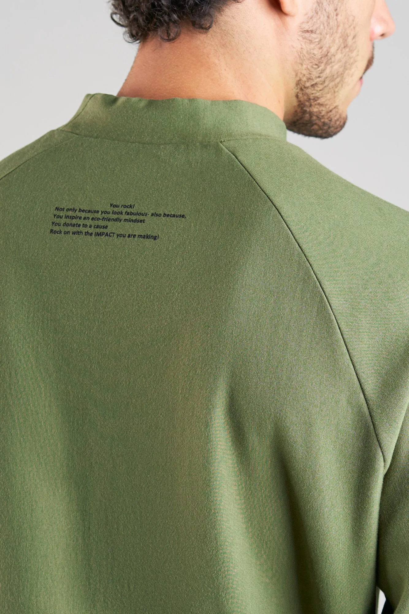 J008MI Organic Cotton & Bamboo Sweatshirt