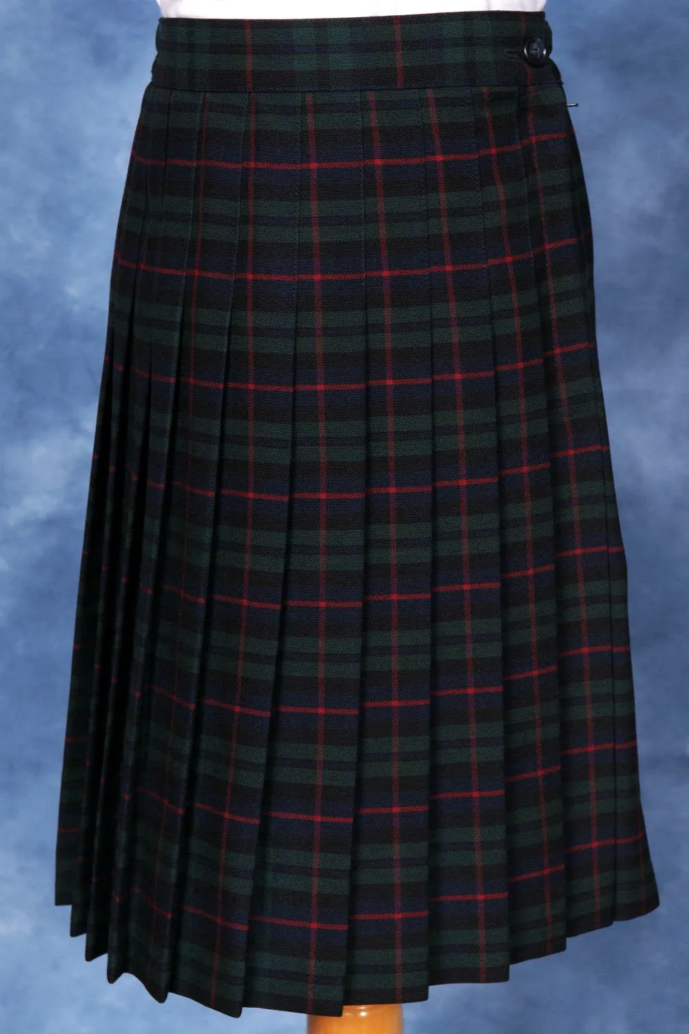 Kids Knife Pleated Skirt Plaid #254