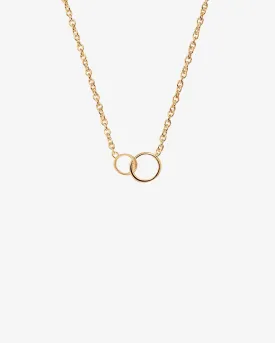 Les Amis drop necklace gold
