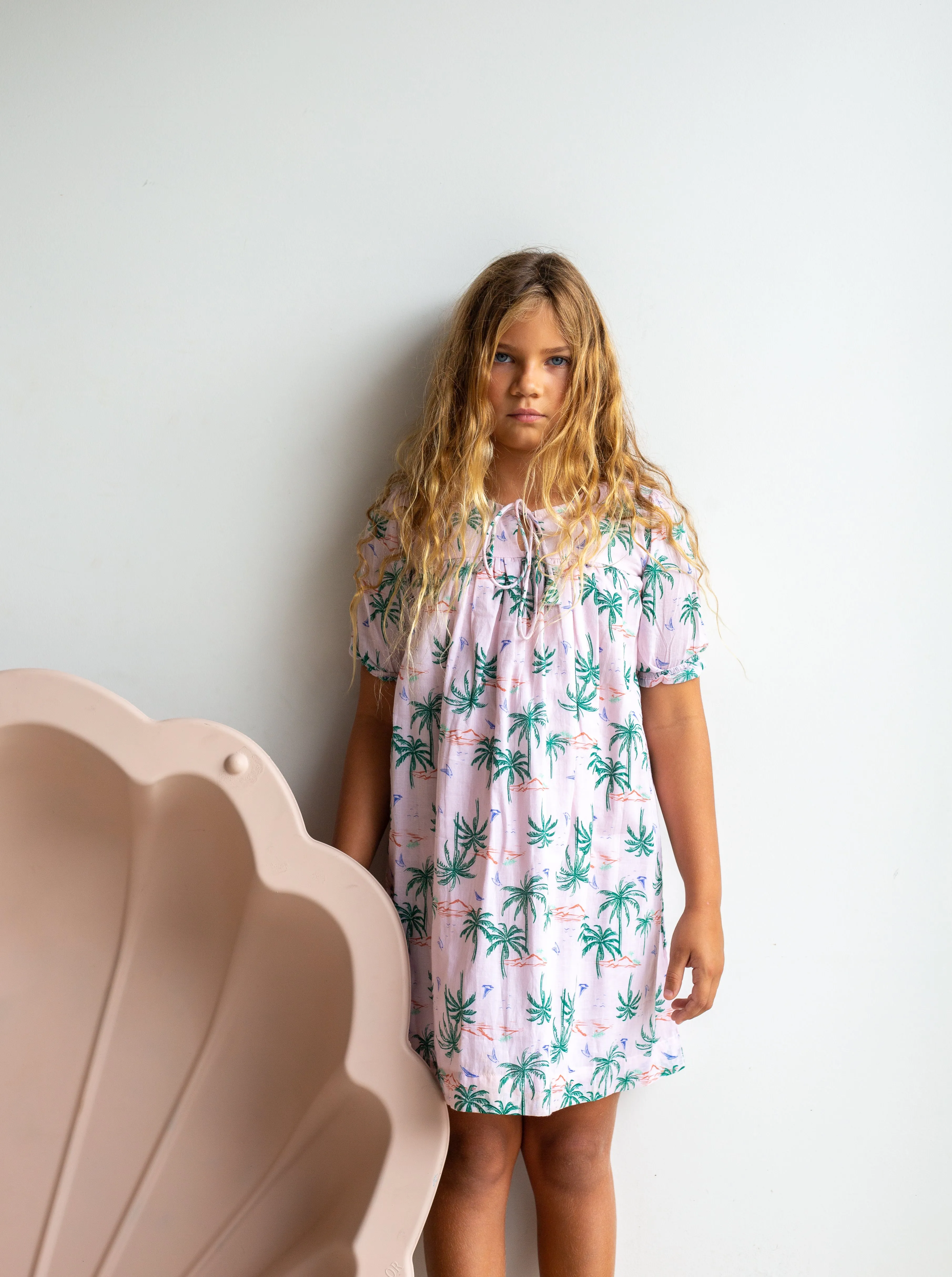 Lolana Dress - Pink Pacific