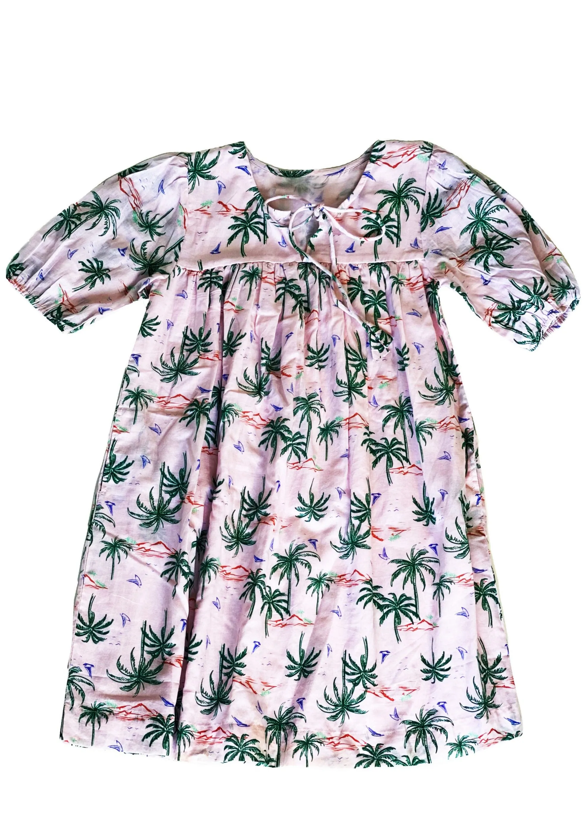 Lolana Dress - Pink Pacific