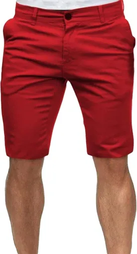 Maiyifu-GJ Men's Modern Stretch Denim Shorts Knee Length Slim Fit Jean Shorts Summer Fashion Short Pants
