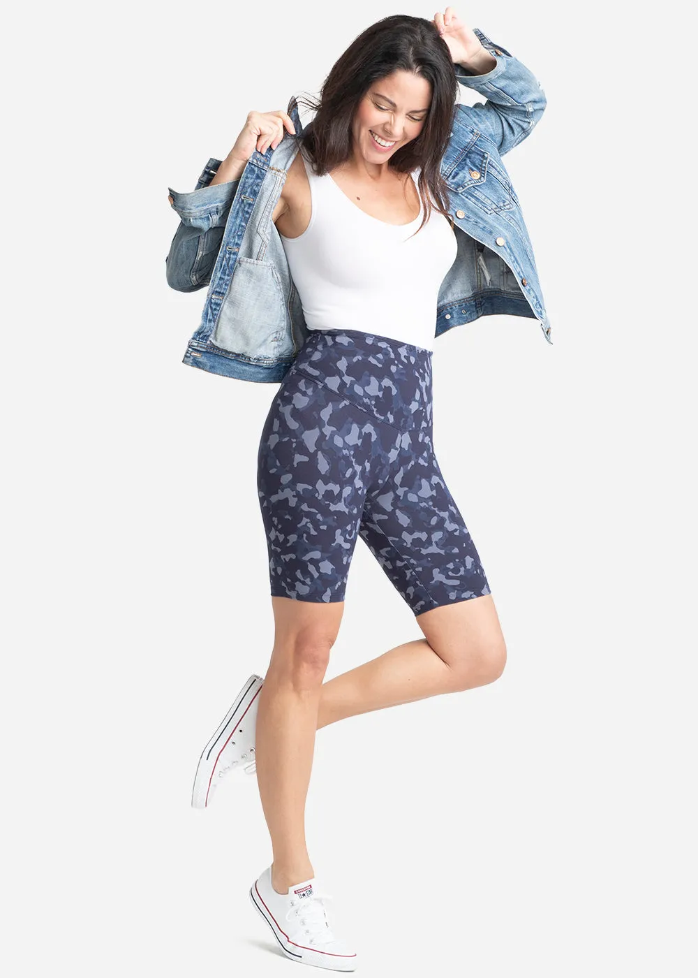 Mel Shaping Biker Short - Cotton Stretch
