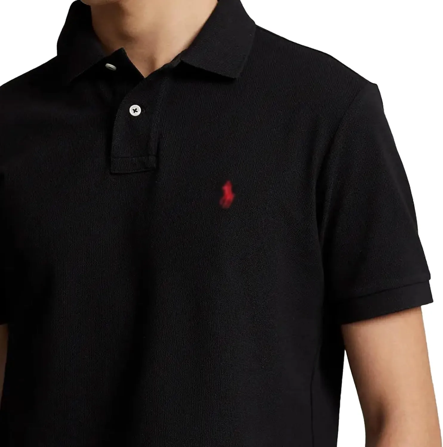 Men's Custom Classic Polo Shirt Short Sleeve for Outdoor Golf Tennis Polo 2 Buttons Tops-Proudly of U.S Polo