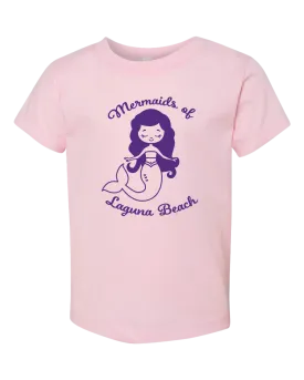 Mermaids of LB Toddler Tee - Pink