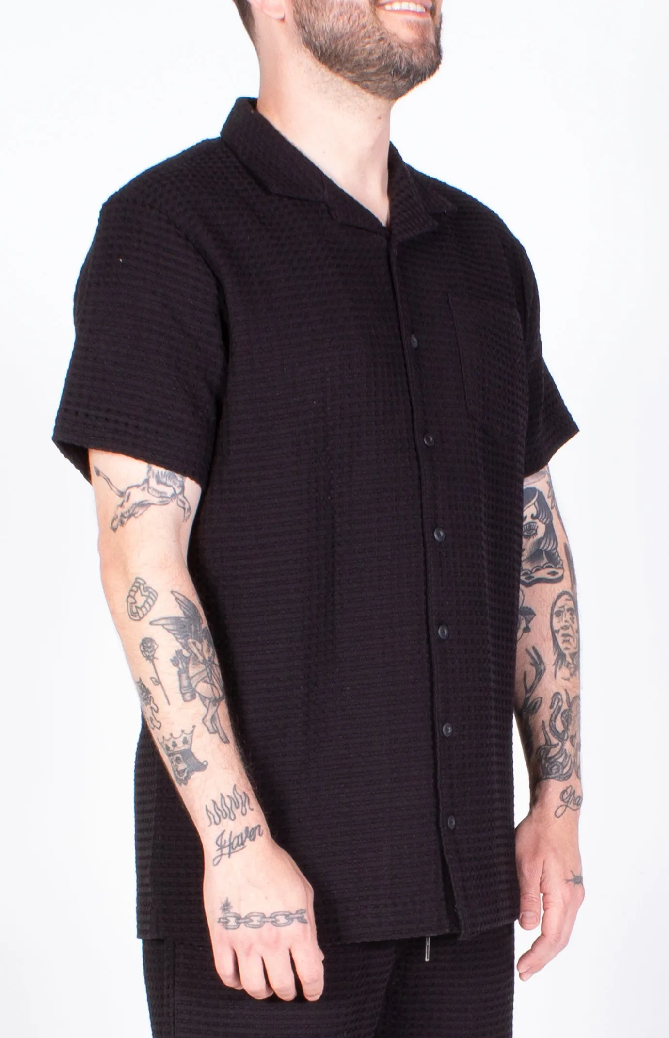 Miller SS Textured Woven | Black