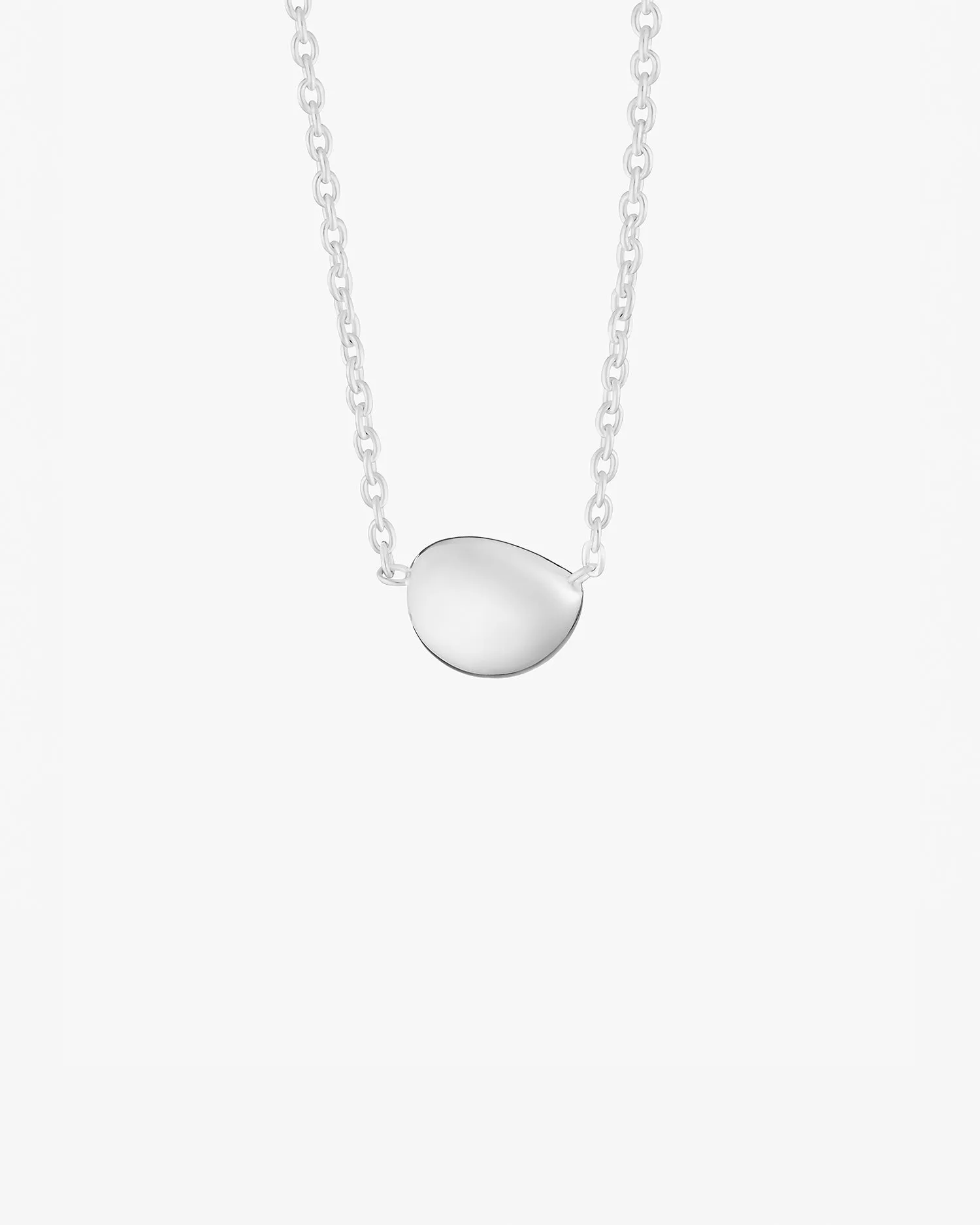 Morning Dew small necklace silver