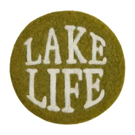 Mudpie Felted Wool Lake Trivet