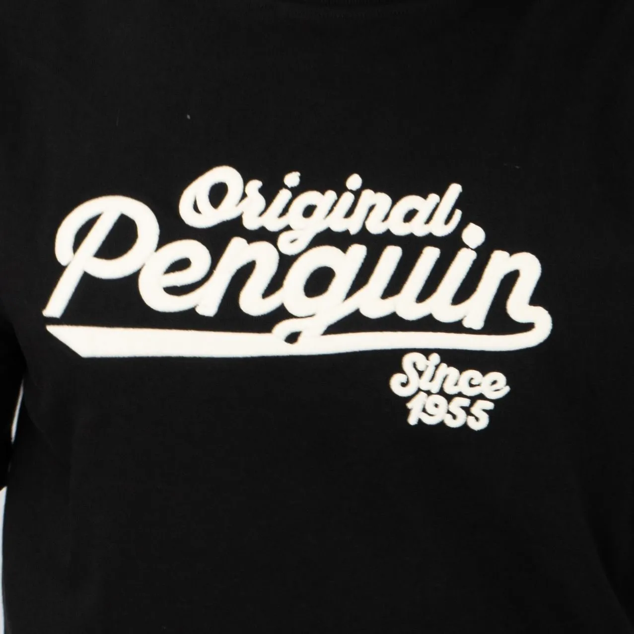 Original Penguin T-shirt Short Sleeve Embroidered Black