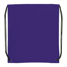 Oriole Polyester Drawstring Bag - Purple