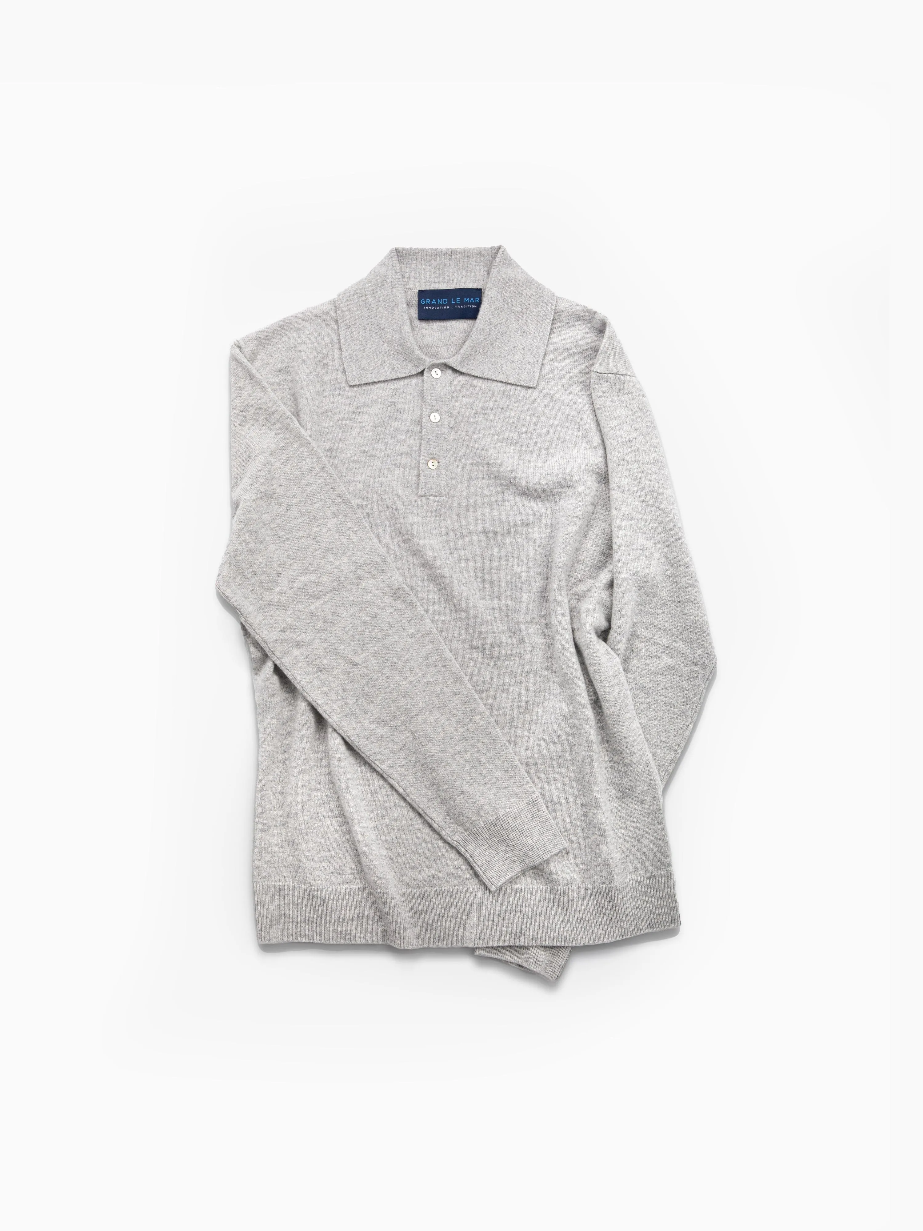 Oscar Knit Grey Cashmere