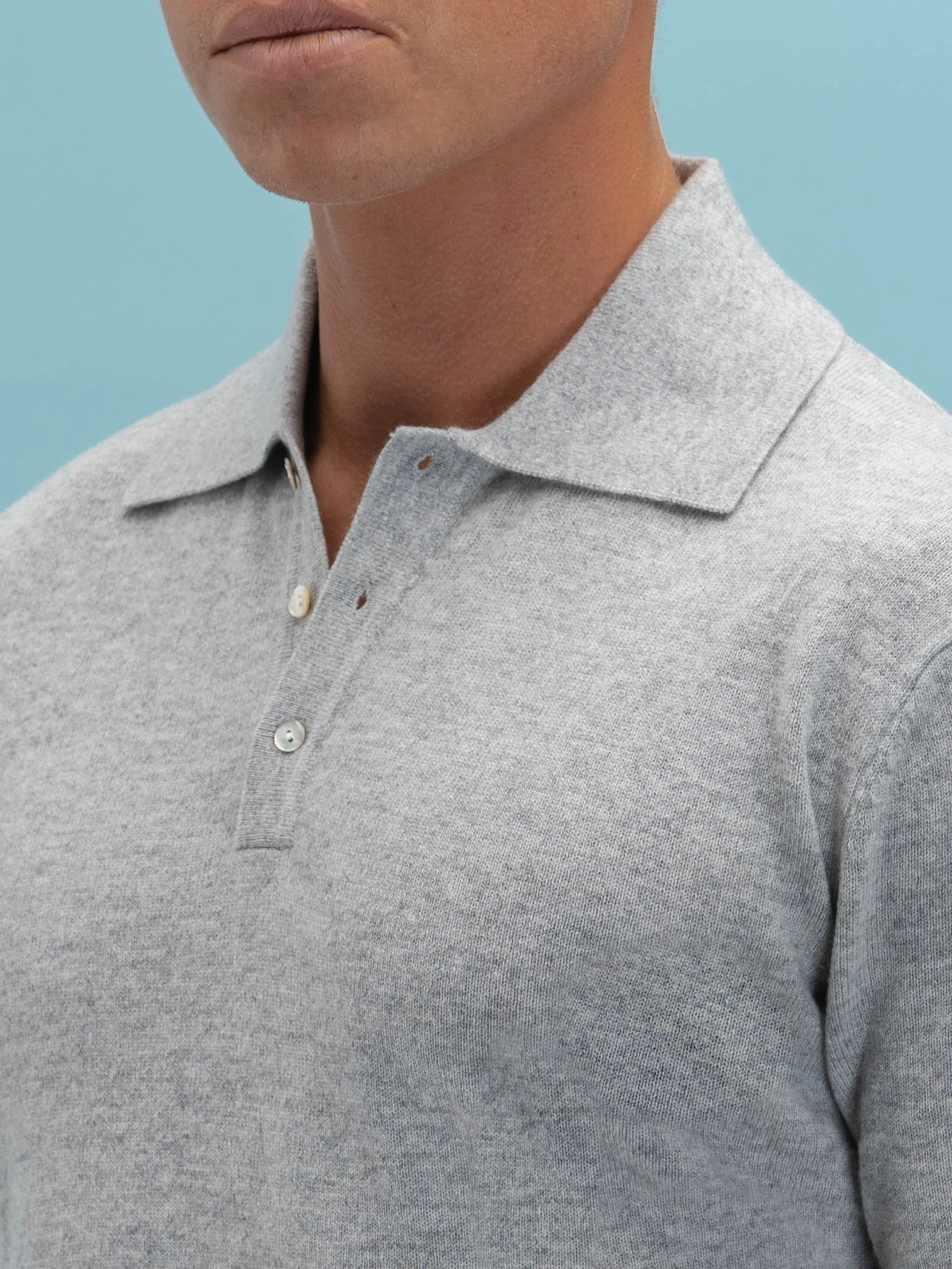Oscar Knit Grey Cashmere