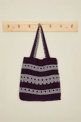 Polyester Hand Shoulder Bag Knitting Work Honeycomb Patterned Daily Tote Bag,CK-8