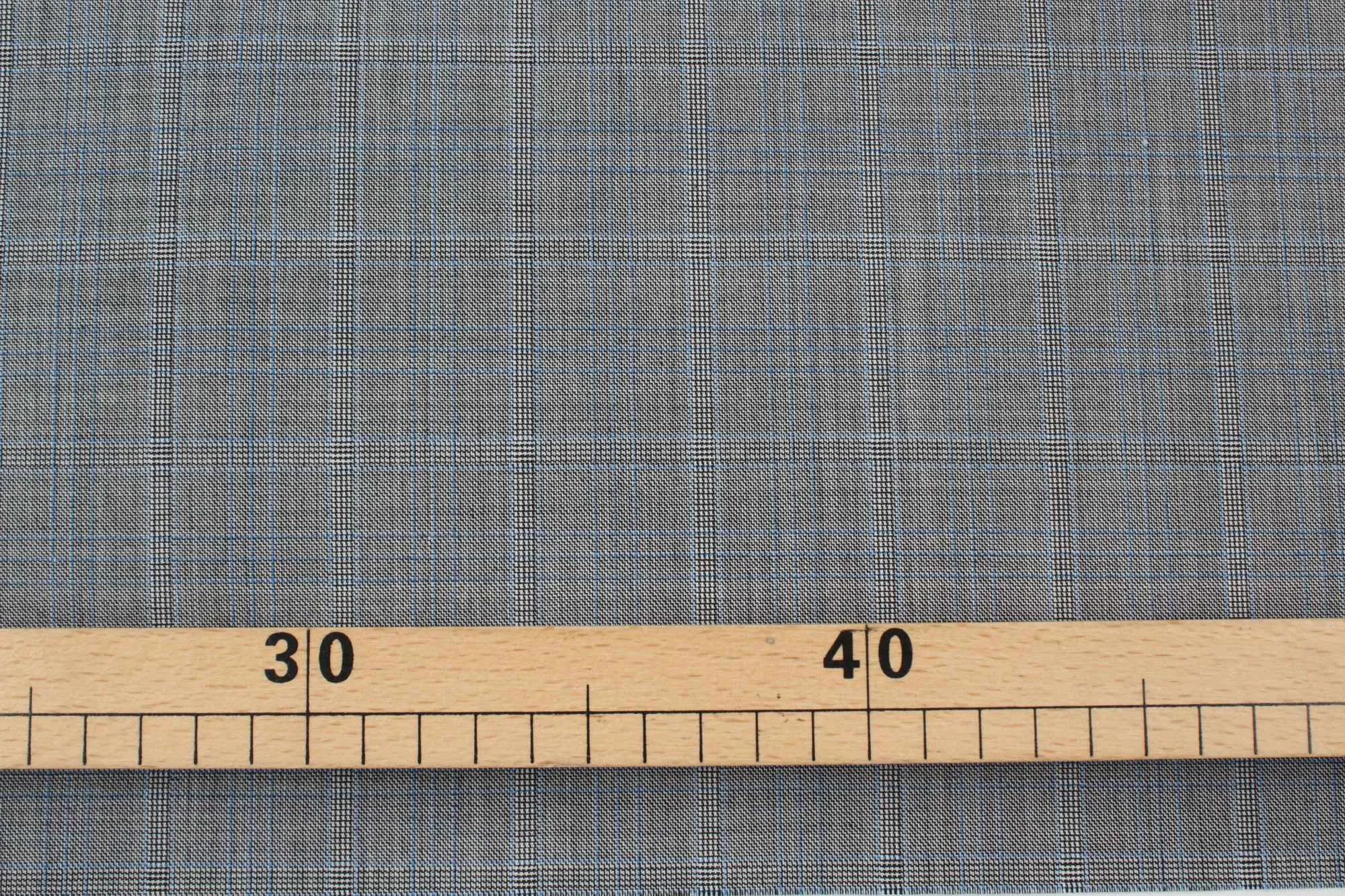 Premium Wool Blend Checks - Stretch - BRENTA