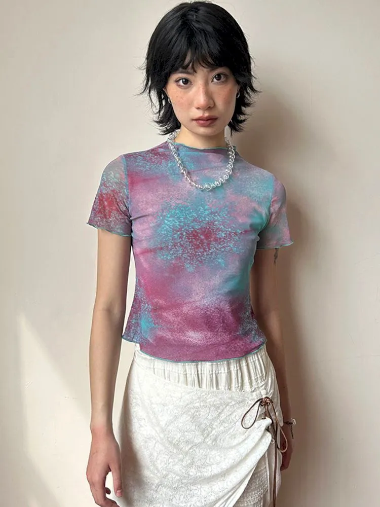 Printed Short Sleeve Tee 【s0000008827】