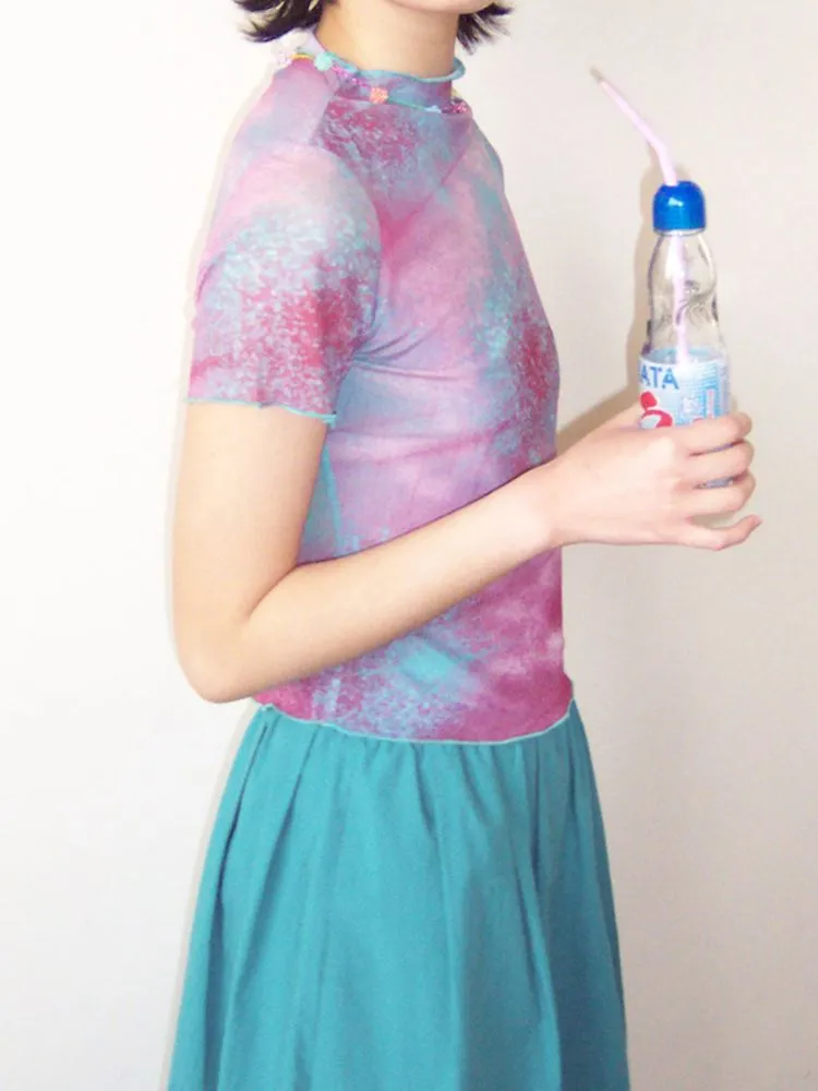 Printed Short Sleeve Tee 【s0000008827】