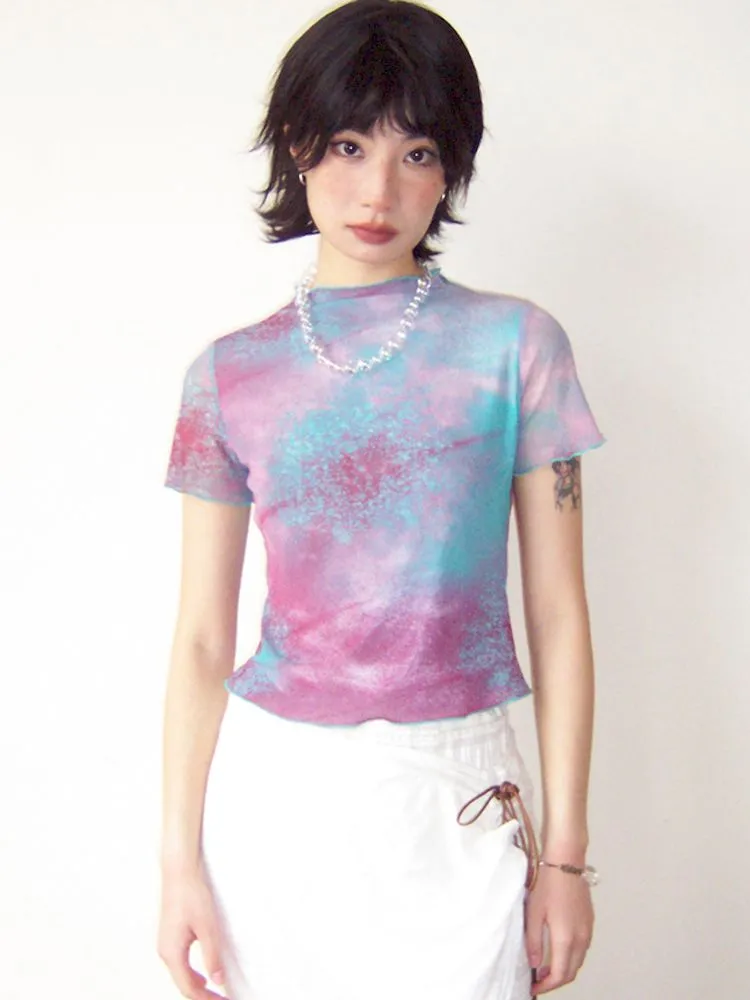Printed Short Sleeve Tee 【s0000008827】
