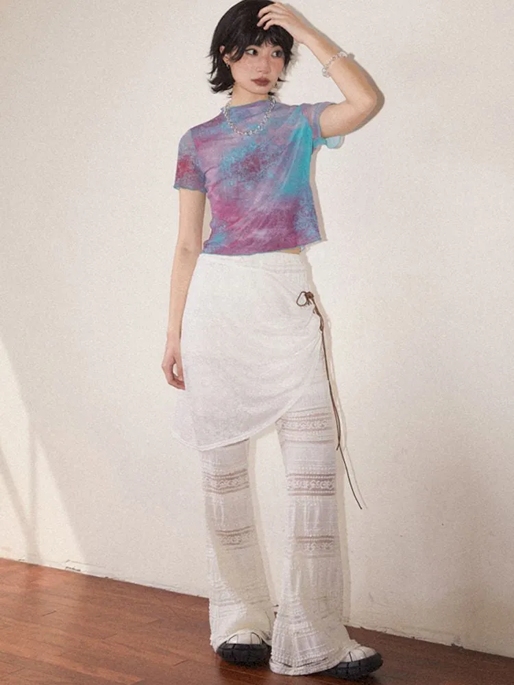 Printed Short Sleeve Tee 【s0000008827】
