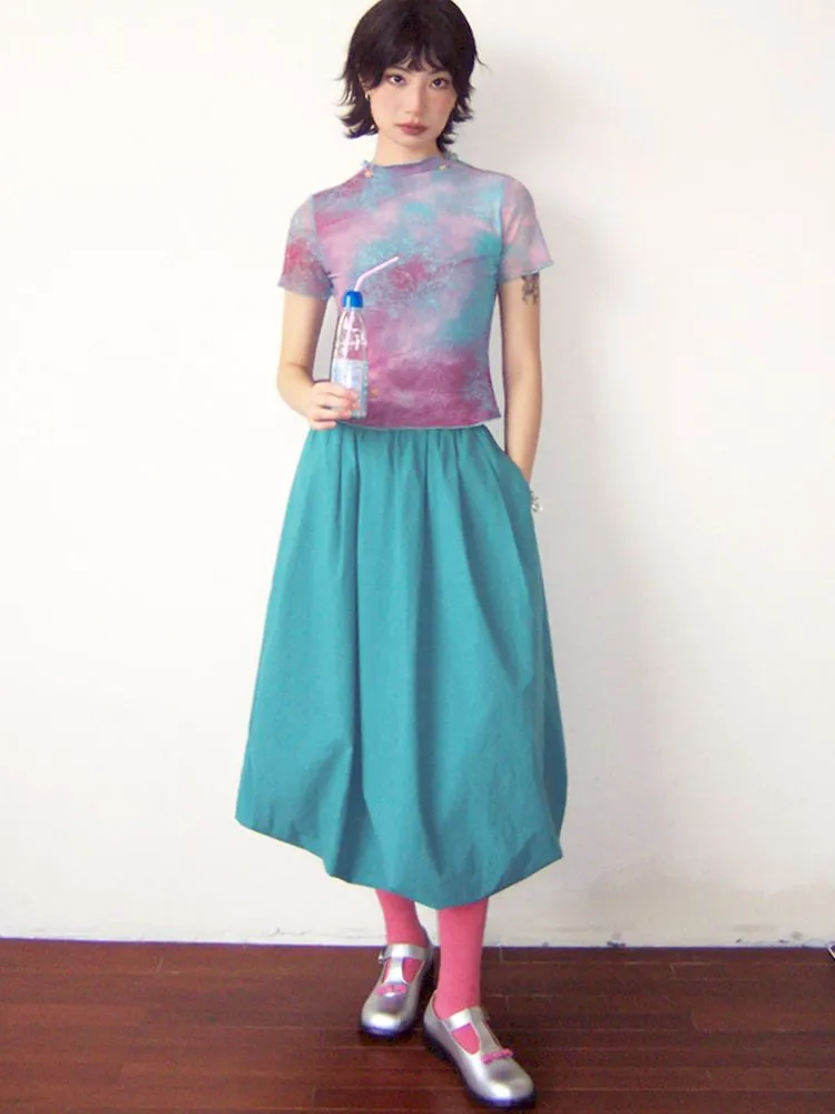 Printed Short Sleeve Tee 【s0000008827】