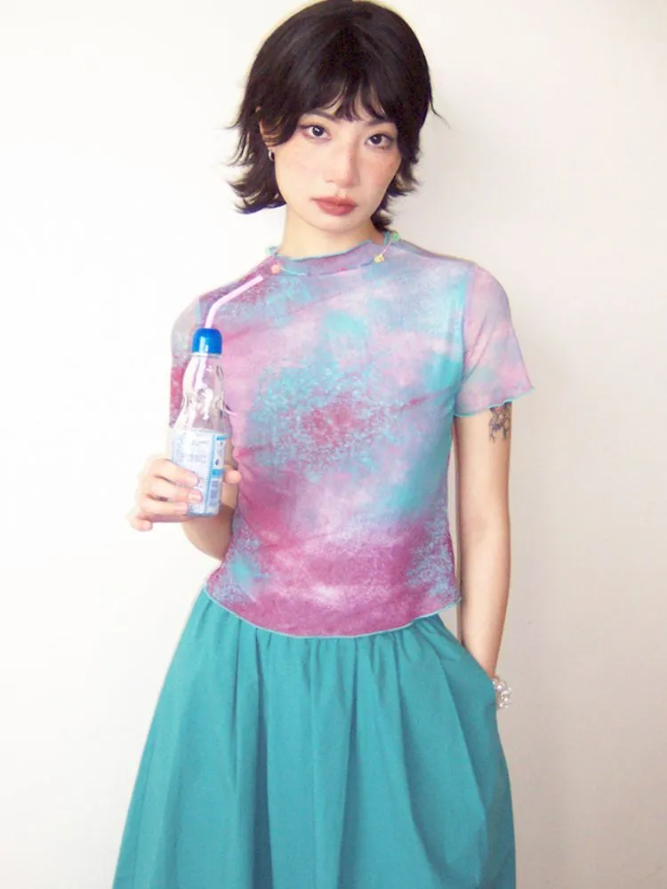 Printed Short Sleeve Tee 【s0000008827】