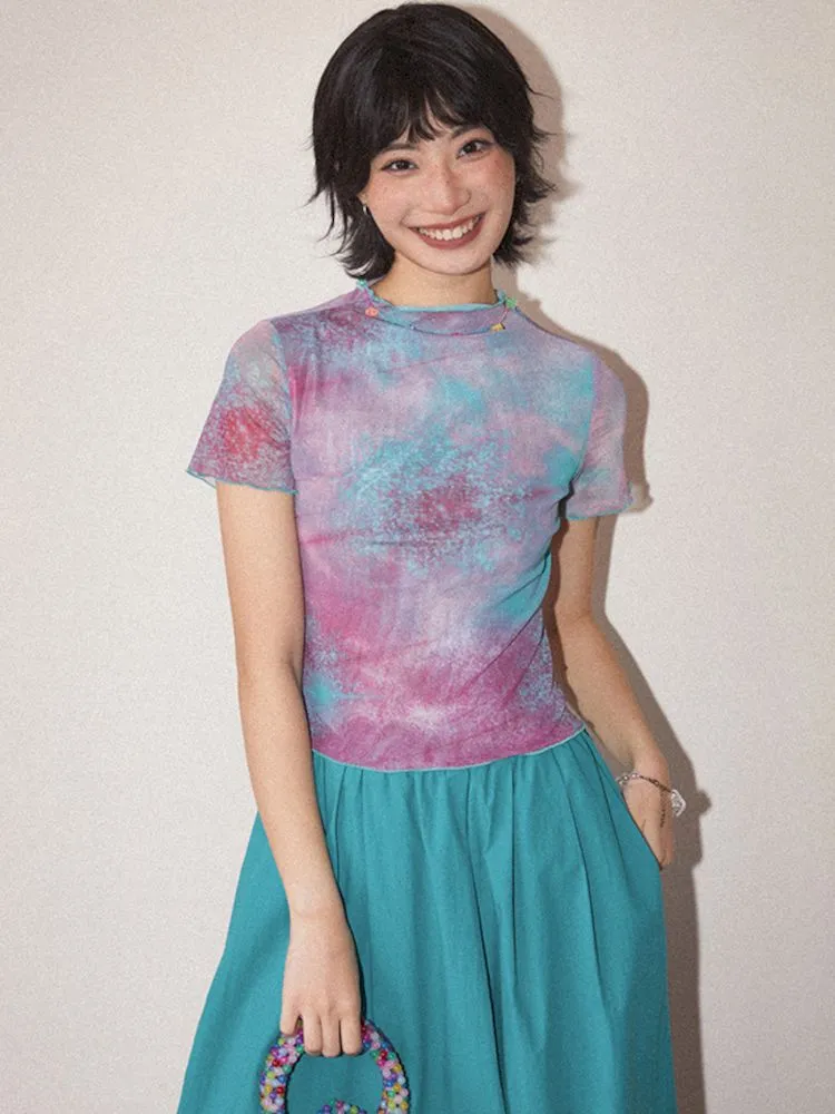 Printed Short Sleeve Tee 【s0000008827】