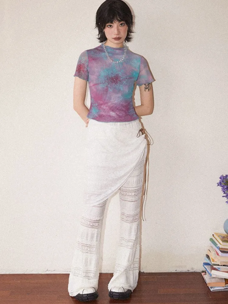 Printed Short Sleeve Tee 【s0000008827】