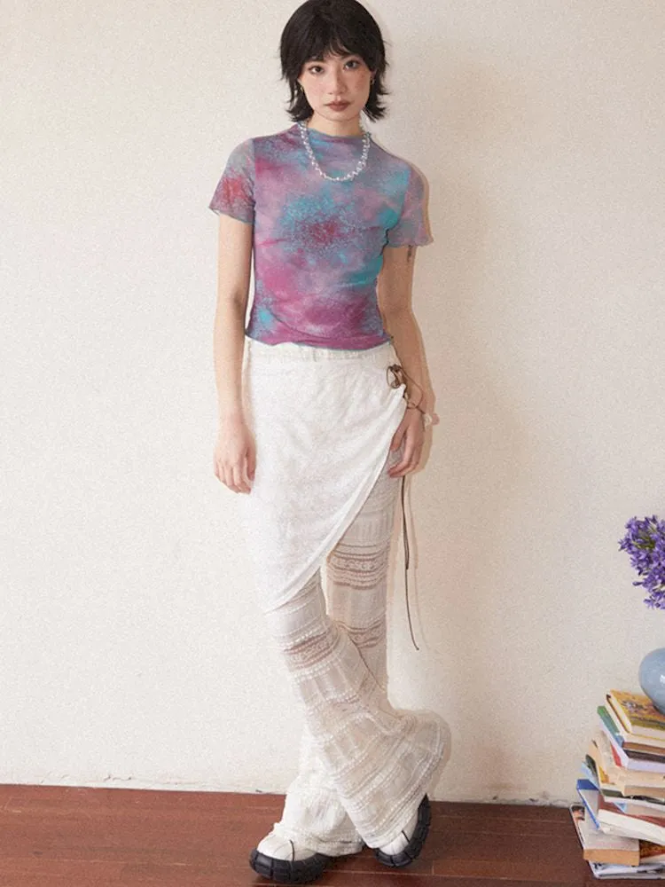 Printed Short Sleeve Tee 【s0000008827】