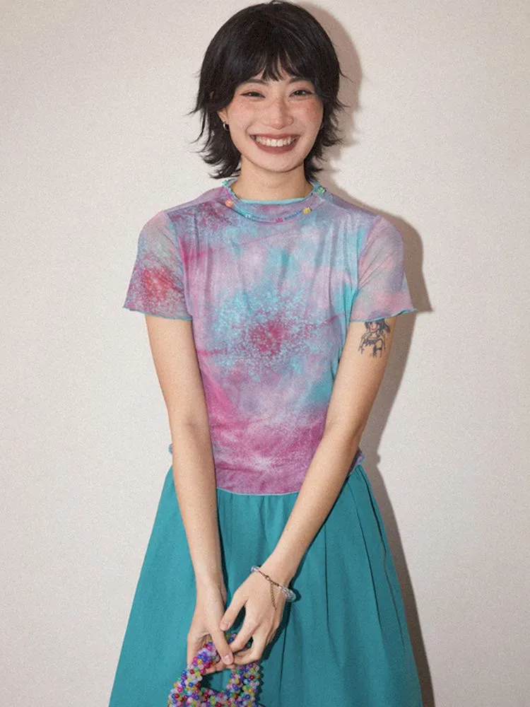 Printed Short Sleeve Tee 【s0000008827】
