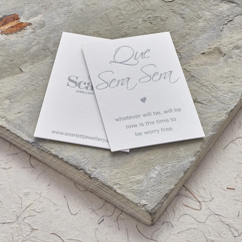 Que Sera Solid Gold Earrings