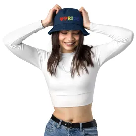 Rainbow Pride Denim bucket hat