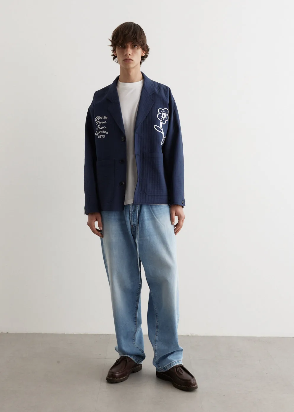 Rue Vivienne Embroidered Workwear Jacket