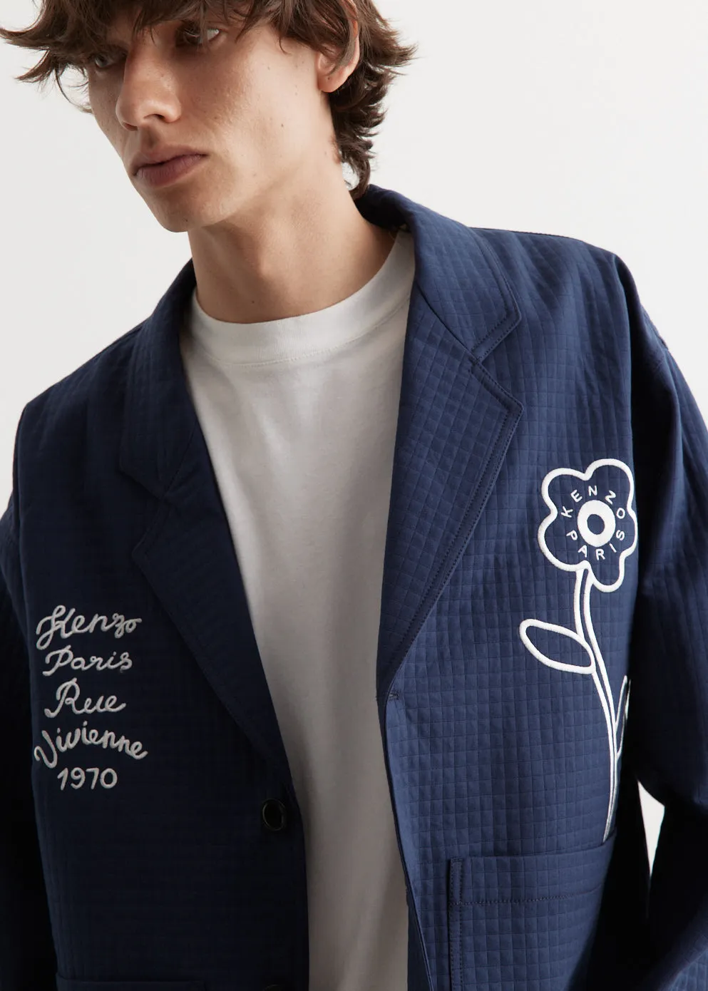 Rue Vivienne Embroidered Workwear Jacket