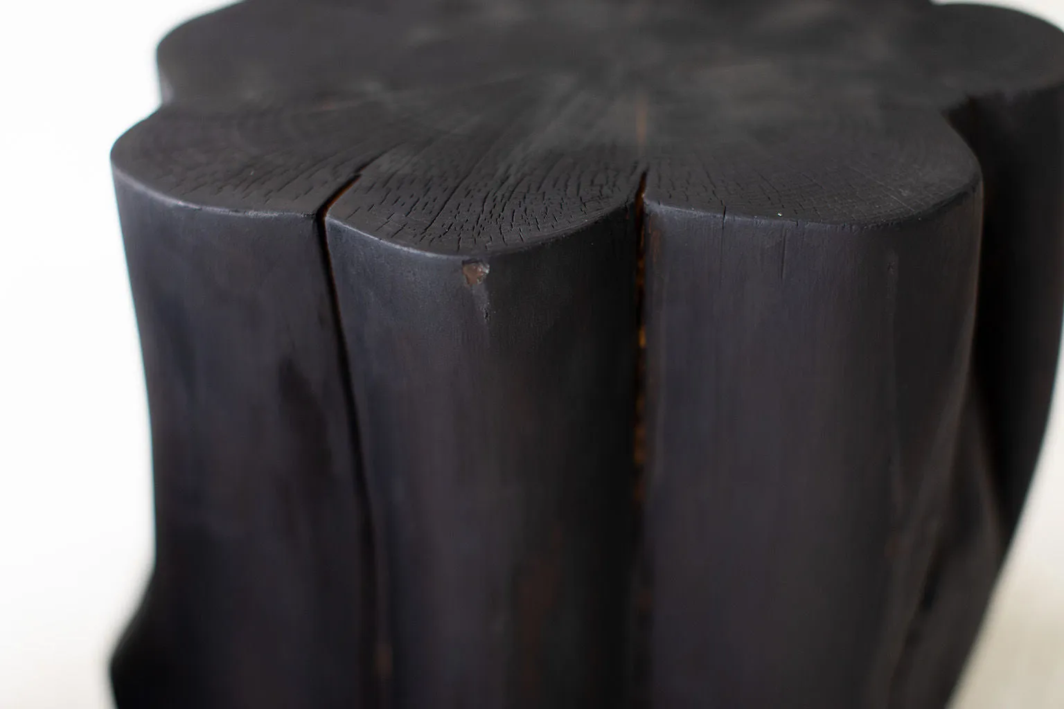 Shou Sugi Ban Burned Black Stumps - 2121