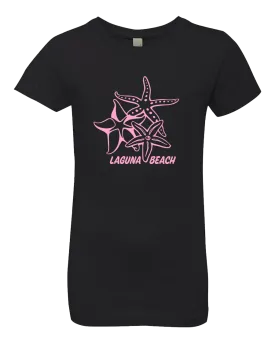 Starfish Cluster Girls Tee - Black