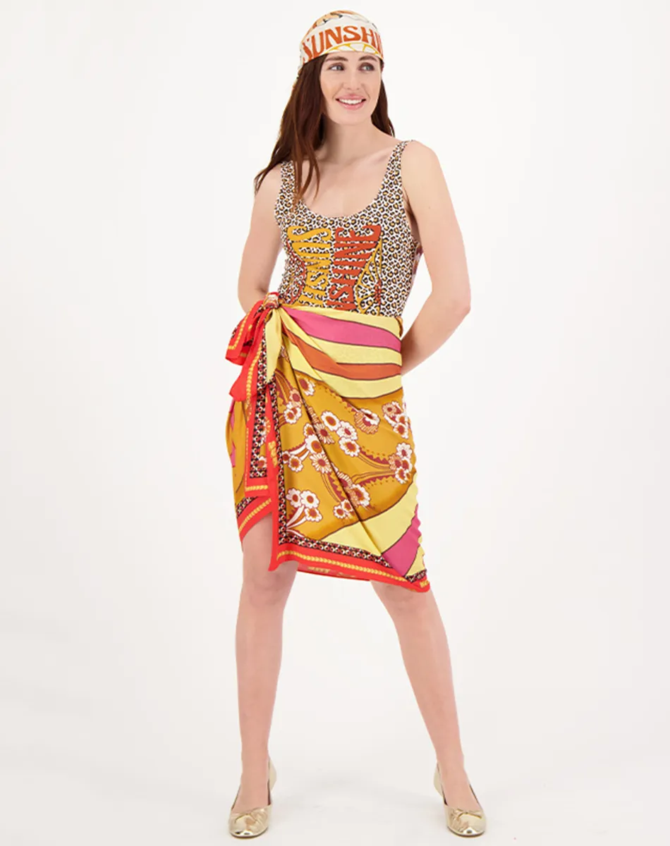 Tessa Printed Sunset Swimsuit